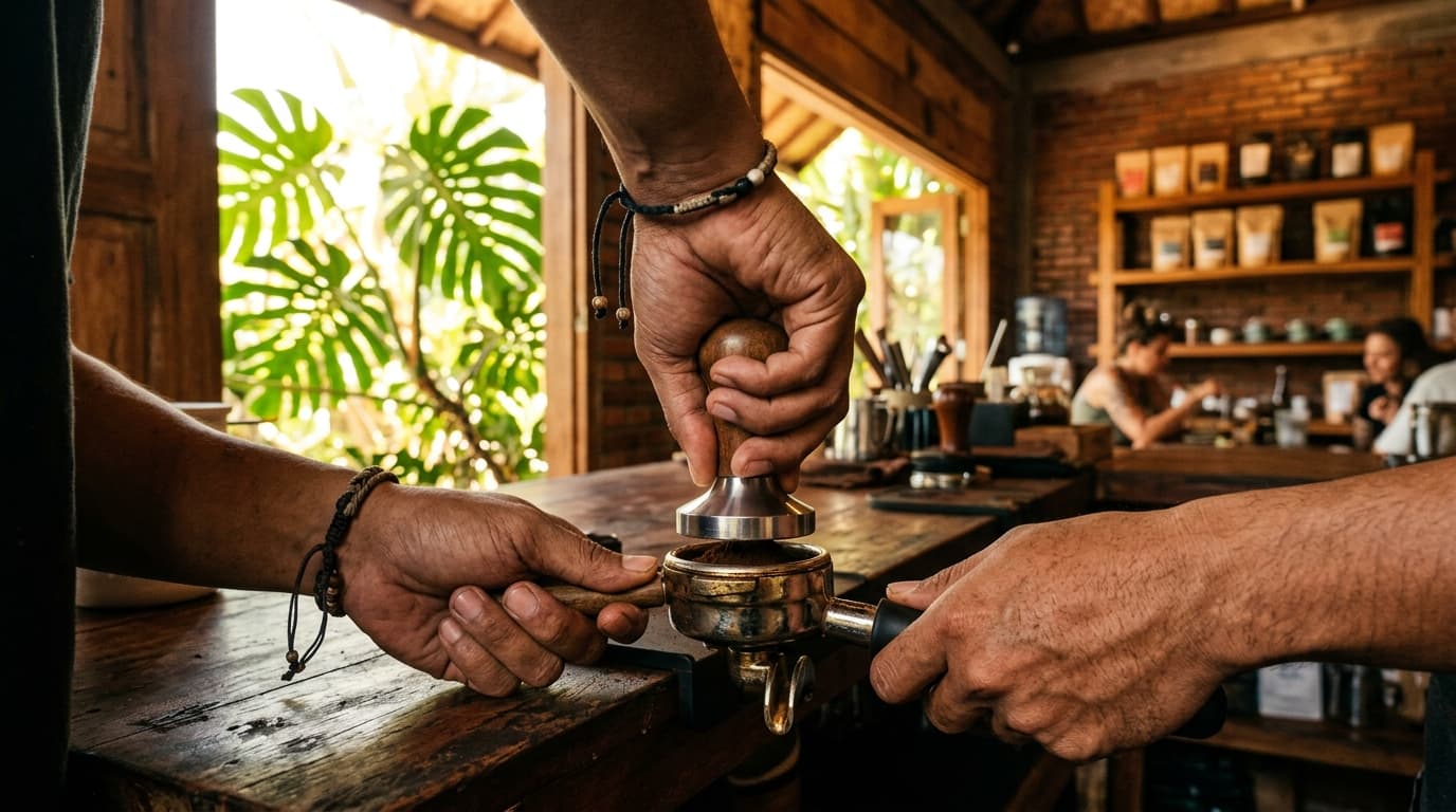 Curated Cafe Setup & Bar Architecture
